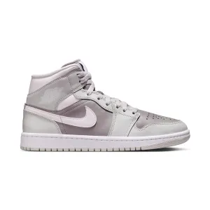 Air Jordan 1 Mid 'Photon Dust Atmosphere Gray' Women's Shoes