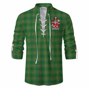 Archbold Irish Clan Tartan Ghillie Kilt Shirt with Coat of Arms