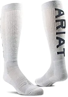 ARIAT Unisex Arch Support Mid Calf Wt Otc Western Boot Socks Medium AR2345-050