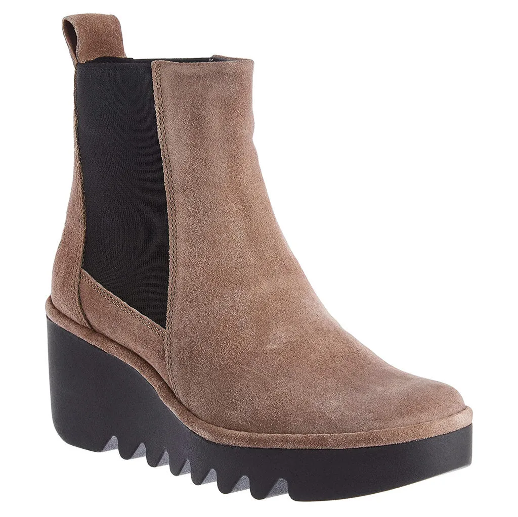 Bagu233Fly Suede Wedge Heel Women's Chelsea Boots