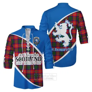 Belshes (Belsches) Family Crest Tartan Ghillie Kilt Shirt Celebrate Saint Andrew's Day in Style