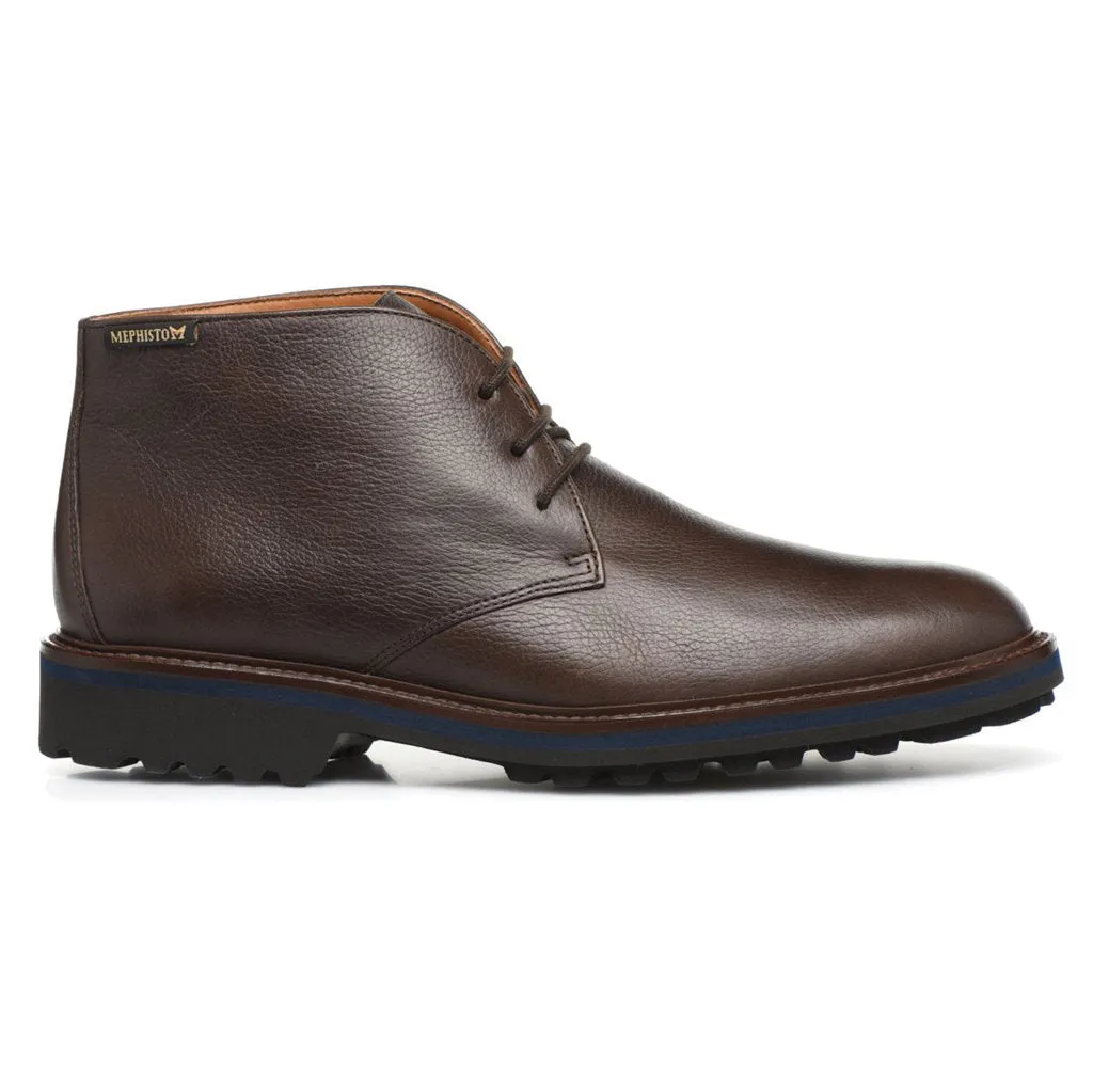 Berto Full Grain Leather Men's Ankle Boots