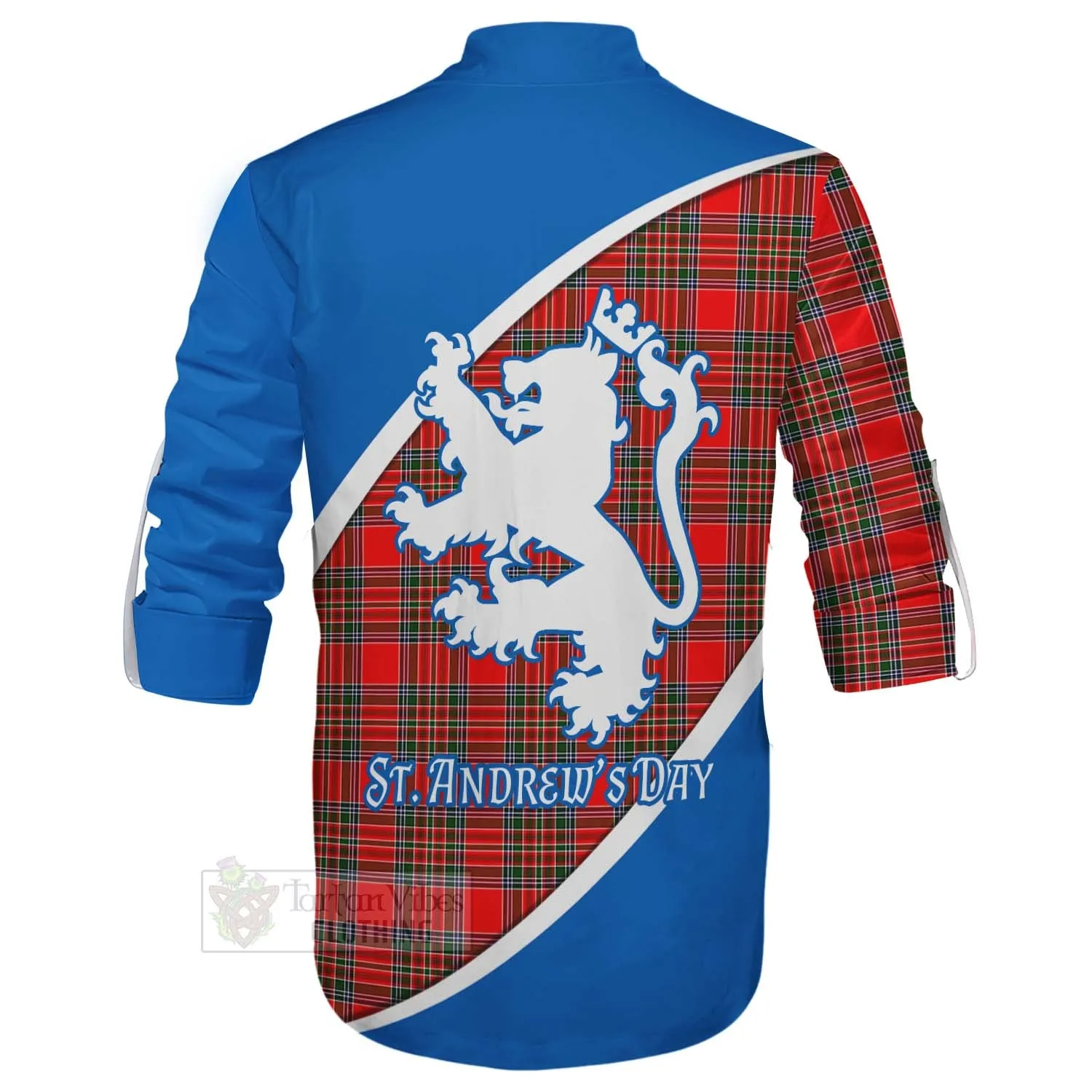 Binning Family Crest Tartan Ghillie Kilt Shirt Celebrate Saint Andrew's Day in Style