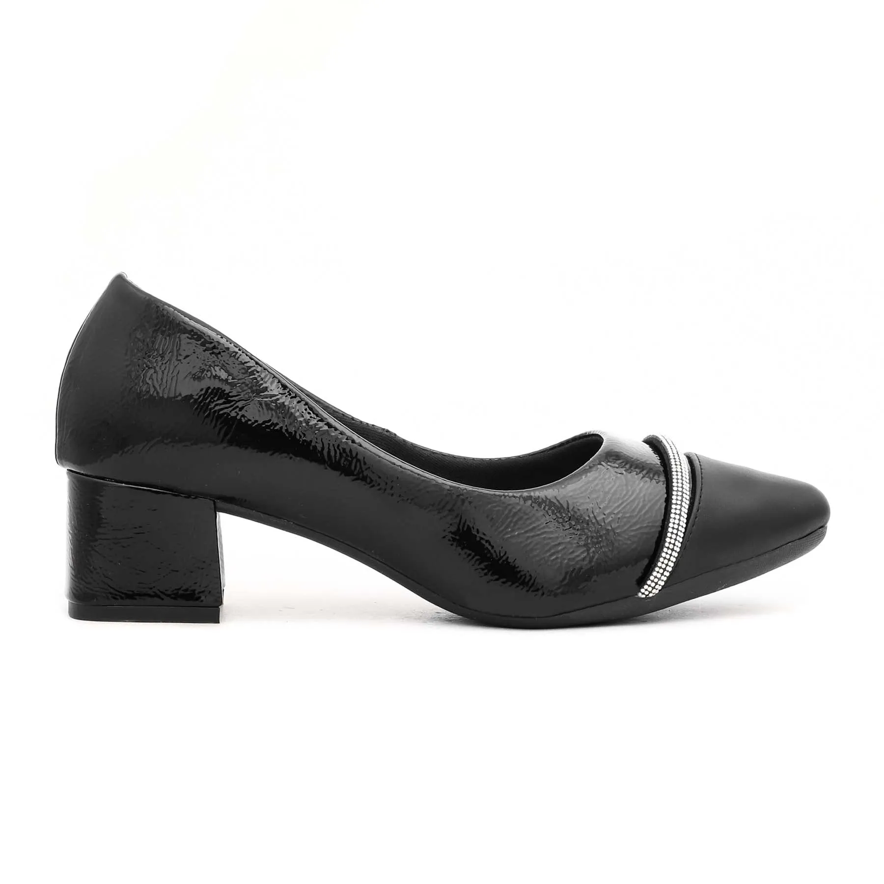 Black Court Shoes for Women WN7307