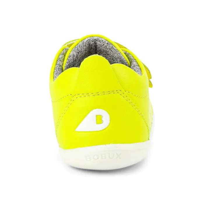 Bobux Step Up - Grass Court Toddlers Sneaker 728941 Neon Yellow