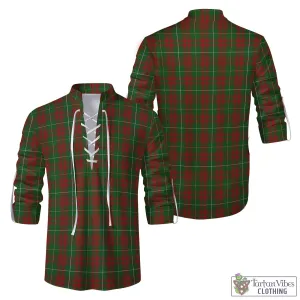 Bruce Hunting Tartan Men's Scottish Traditional Jacobite Ghillie Kilt Shirt