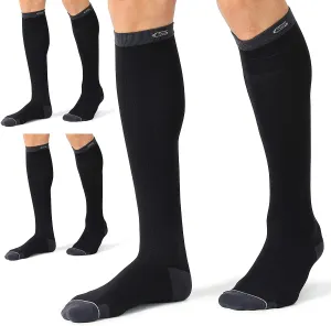 CELERSPORT 3 Pairs Compression Socks 20-30mmHg for Men and Women Nursing Socks