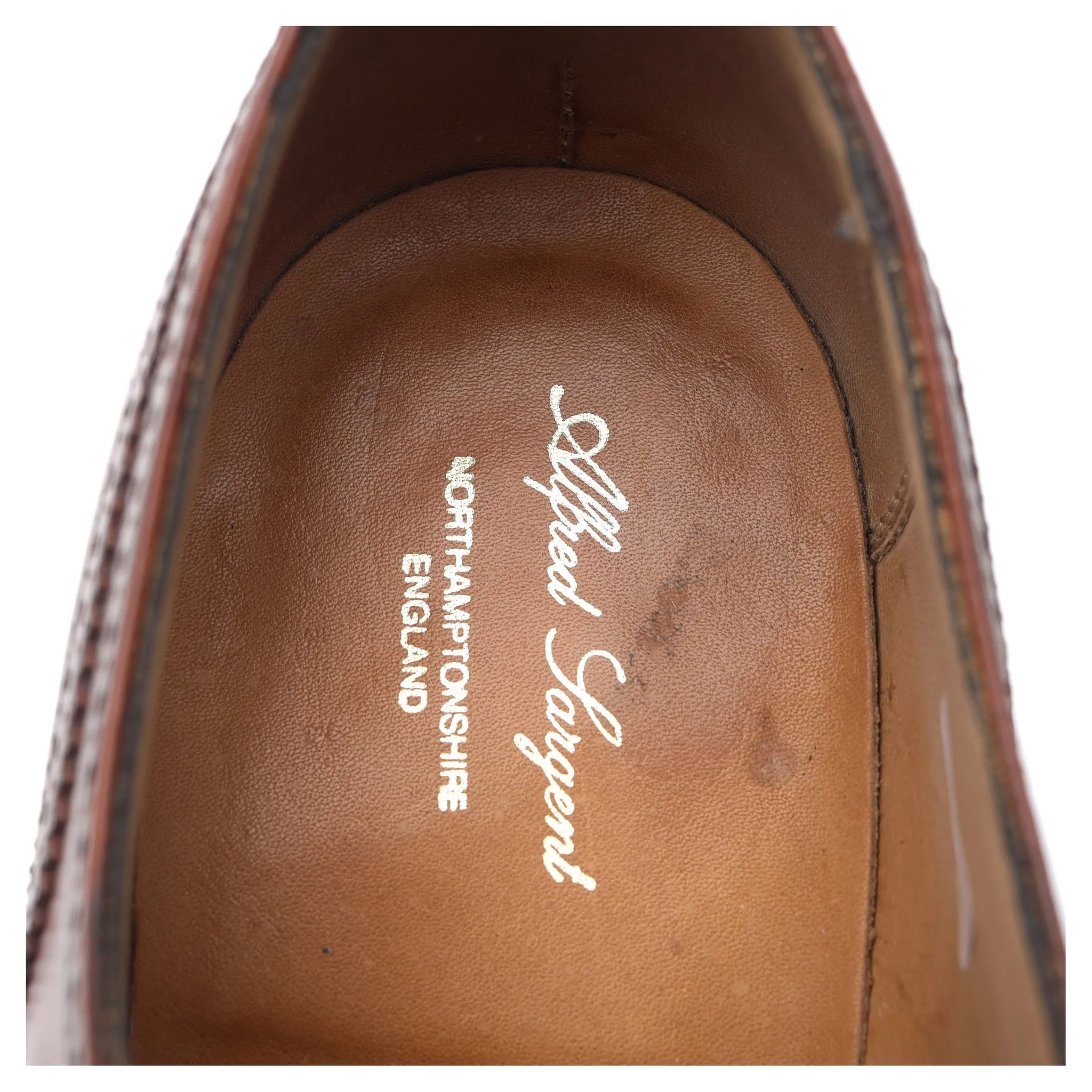 'Chatham 2' Brown Leather Oxford Semi Brogues UK 9 EE