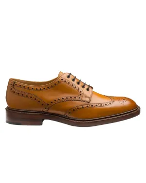 Chester Brogue Shoes - Tan