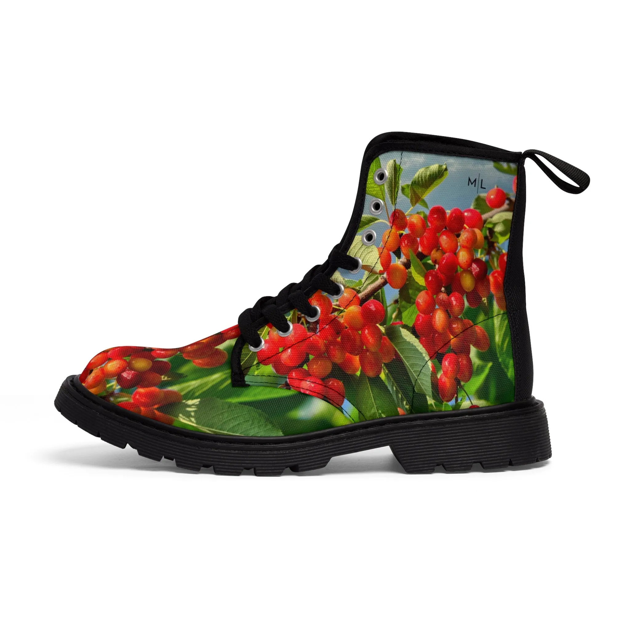 Chroma Cherry Women's Canvas Boots