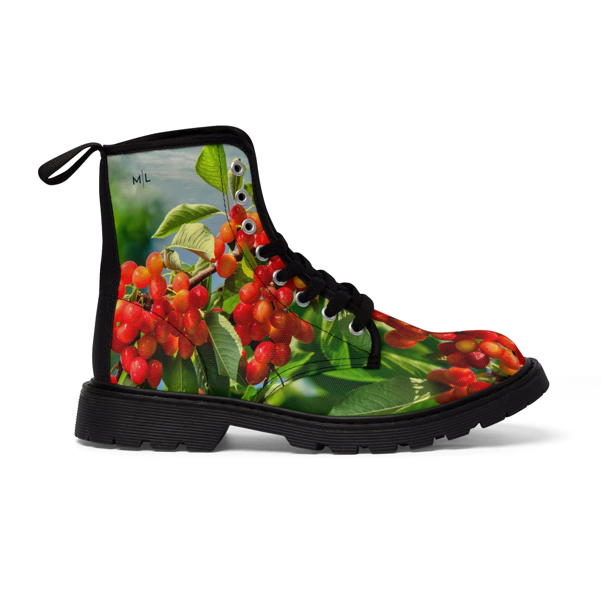 Chroma Cherry Women's Canvas Boots