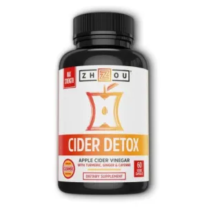 Cider Detox 60 Veg Caps By Zhou Nutrition