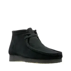 Clarks Men's Wallabee Boot - Black Suede