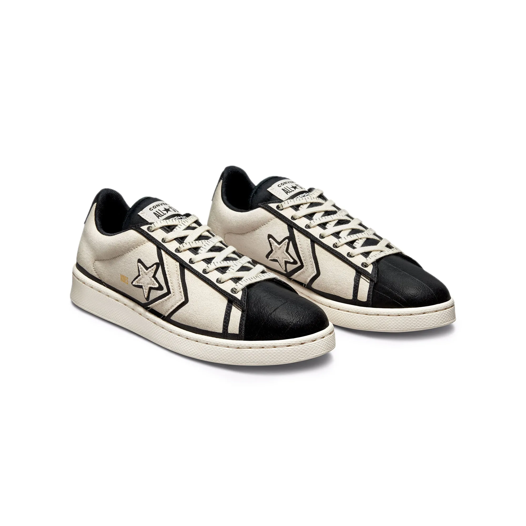 Converse Mens Pro Leather OX Shoes 'Natural Ivory/Black/White'