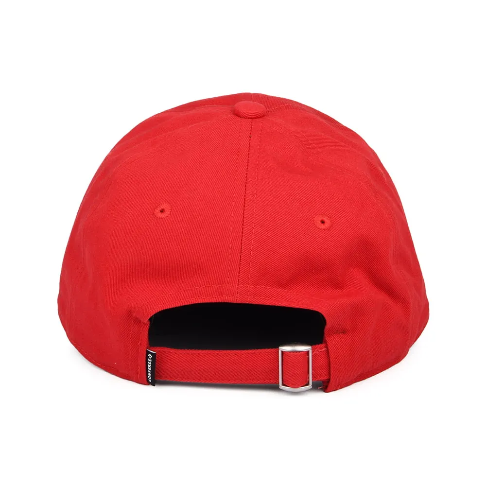 Converse Tip Off Cotton Baseball Cap - Cherry Red