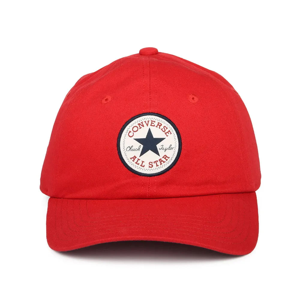 Converse Tip Off Cotton Baseball Cap - Cherry Red