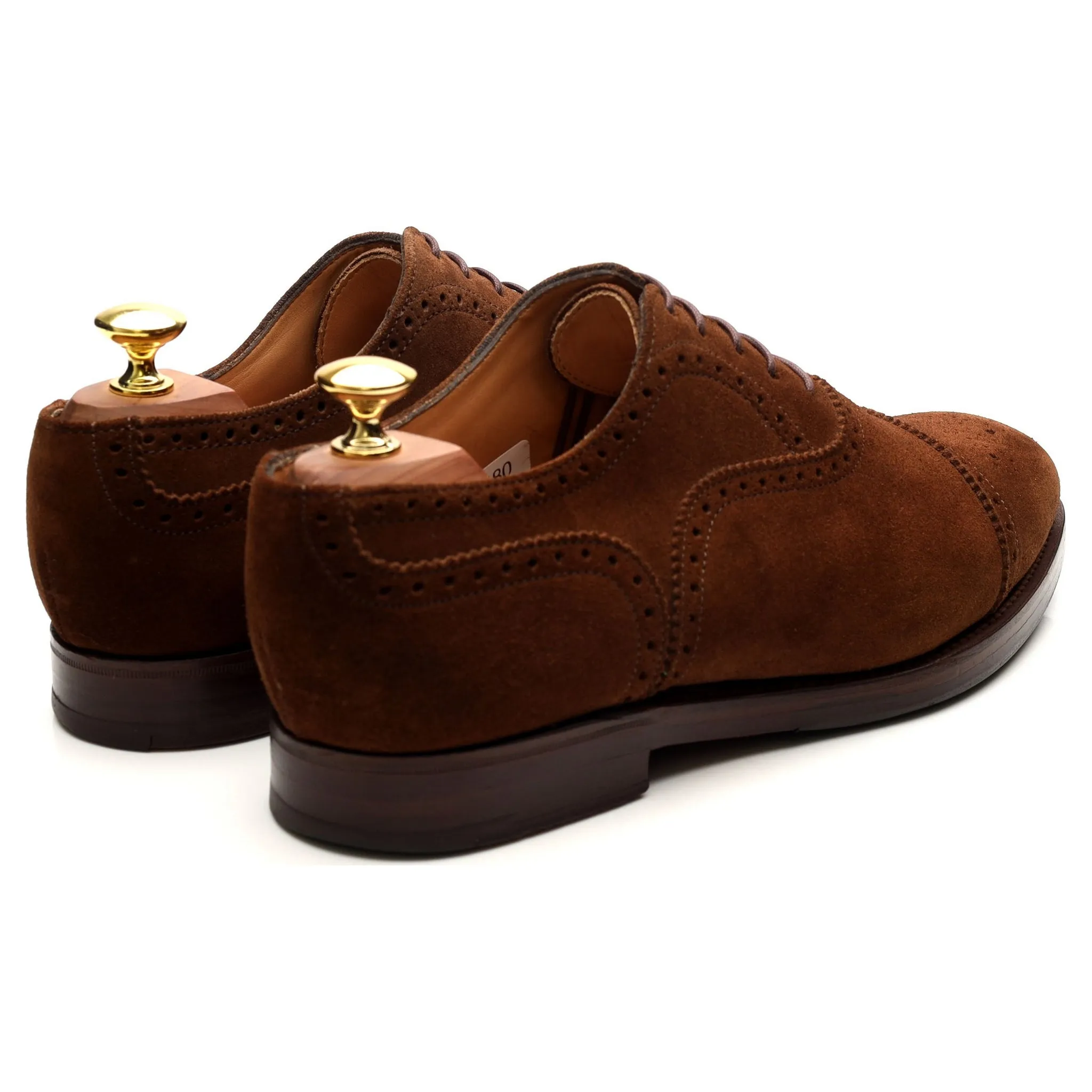 'Cranford 2' Brown Suede Oxford Semi Brogues UK 7.5 G