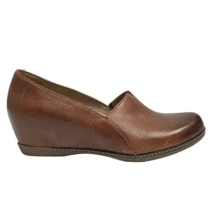 Dansko Liliana Chestnut Leather Shoes