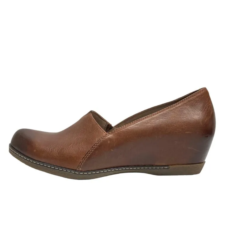 Dansko Liliana Chestnut Leather Shoes