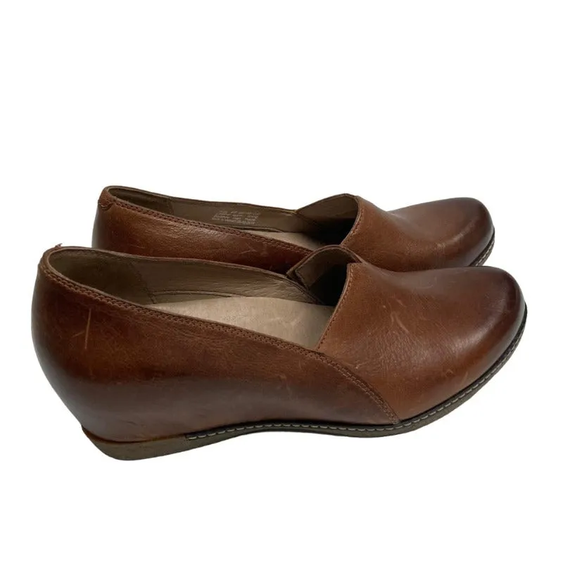 Dansko Liliana Chestnut Leather Shoes