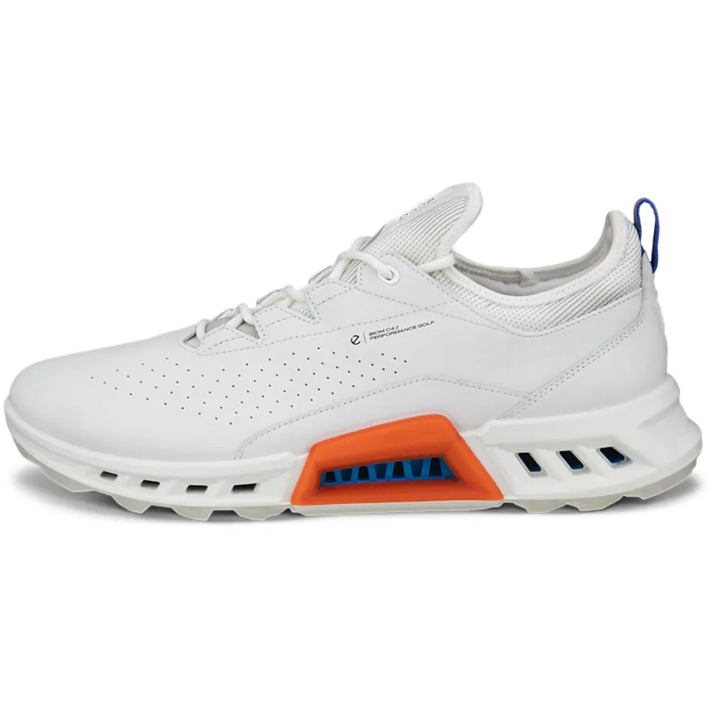 ECCO Biom C4 Gore-Tex Spikeless Waterproof Shoes - White/Mazarine Blue