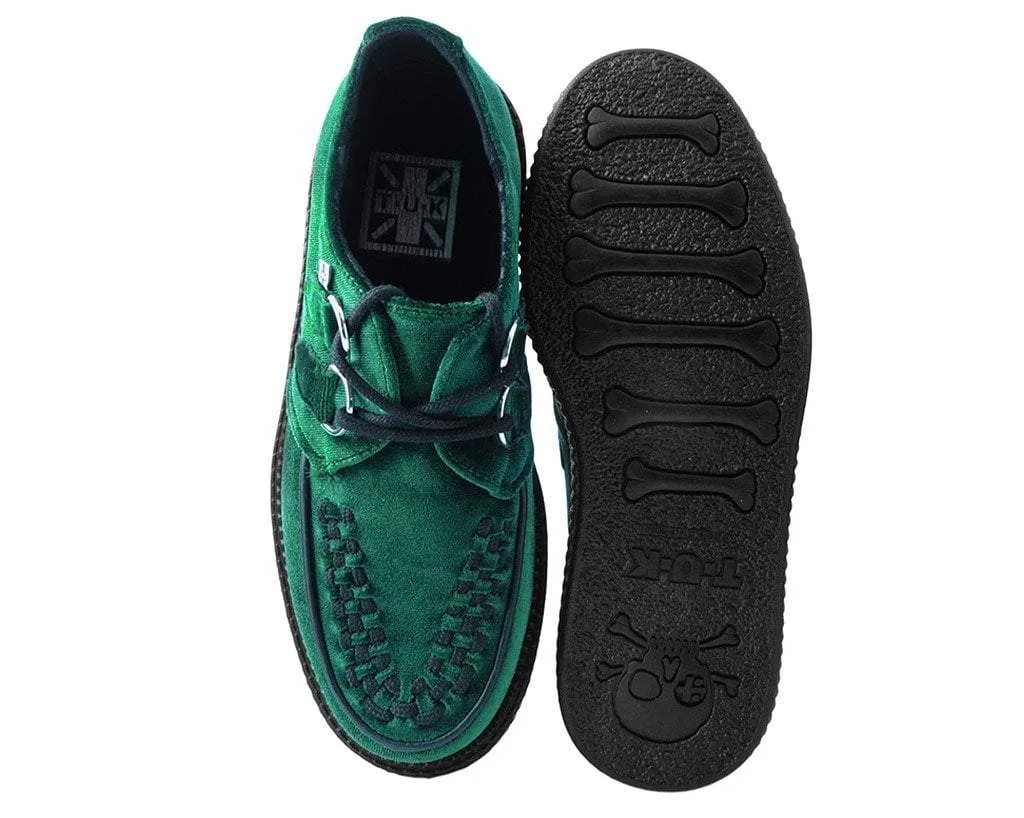 Emerald Green Velvet Viva Mondo Creeper