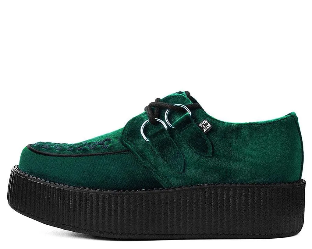 Emerald Green Velvet Viva Mondo Creeper