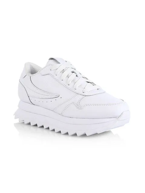 Fila Orbit Zero Platform Leather Chunky Sneaker - White