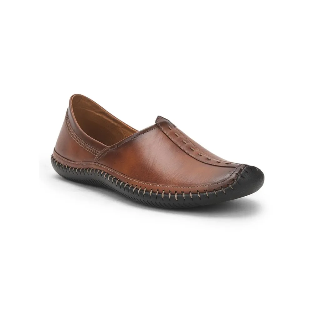 Fortune (Tan) Formal Moccasins Shoes For Men Brl-25 By Liberty