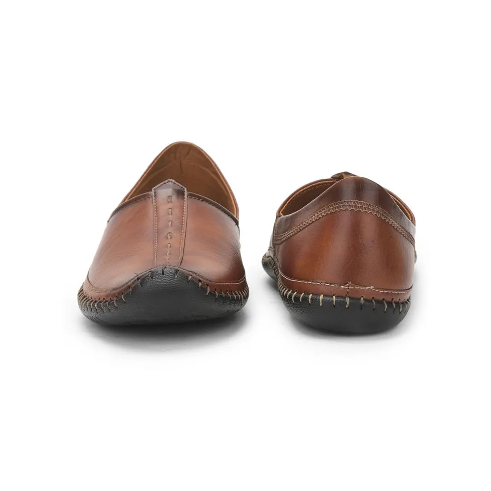 Fortune (Tan) Formal Moccasins Shoes For Men Brl-25 By Liberty