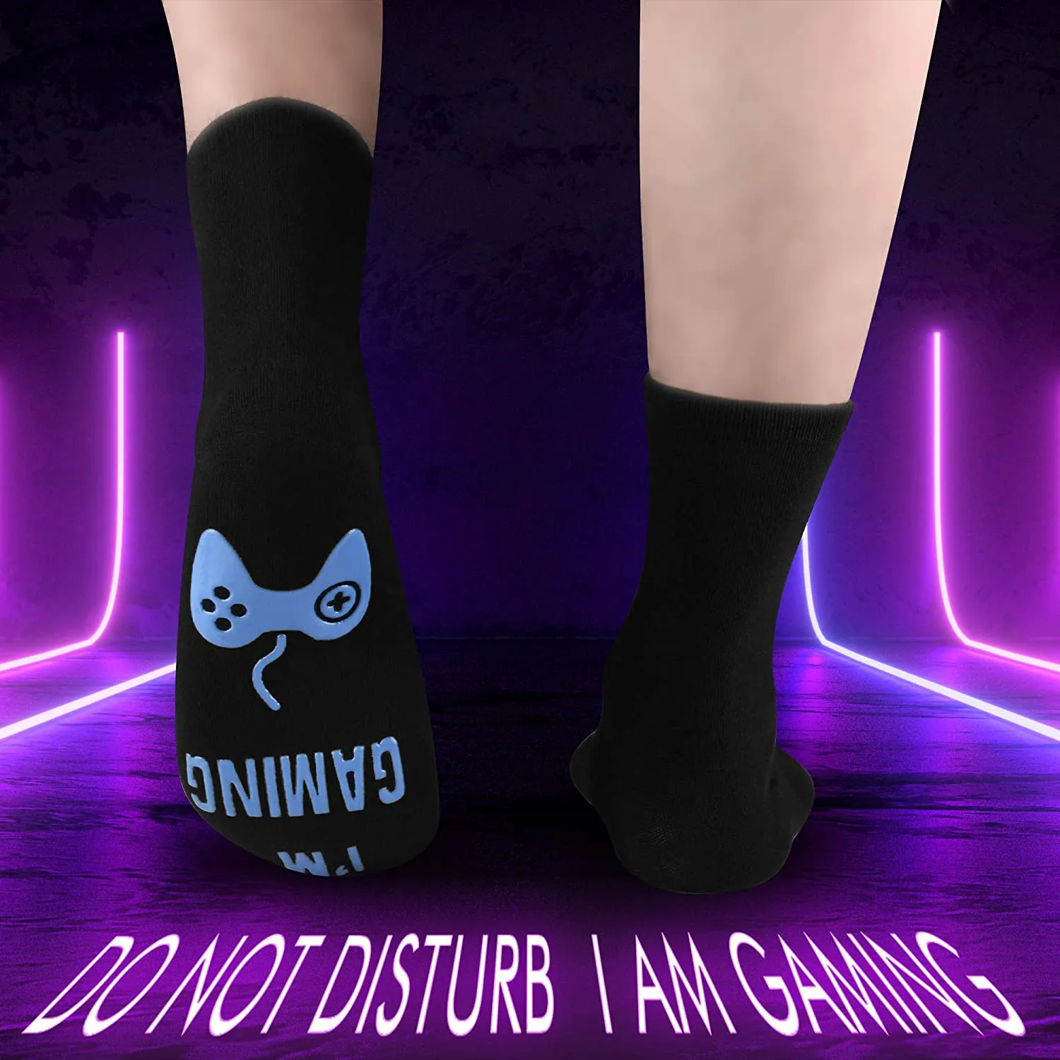 Gaming Socks I Am Busy Gaming Do Not Disturb Gamer Funny Gifts Ideas for Boys,Men,Gamer,Teen,Brother,Husband,Dad,Boyfriend