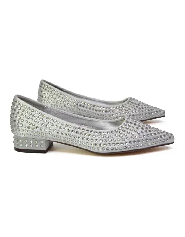 Gemini Diamante Sparkly Heels Wedding Shoes Bridal Heels in Silver