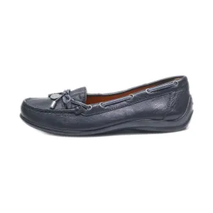 Geox Moccasins Leather Black Colour For Women