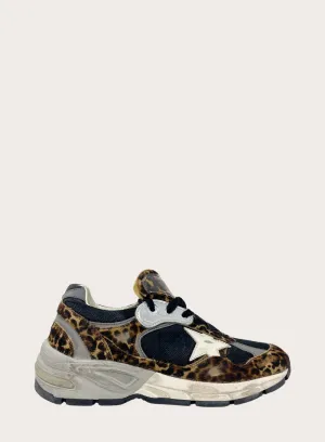 GOLDEN GOOSE | Leopard Print Dad-Star Sneaker