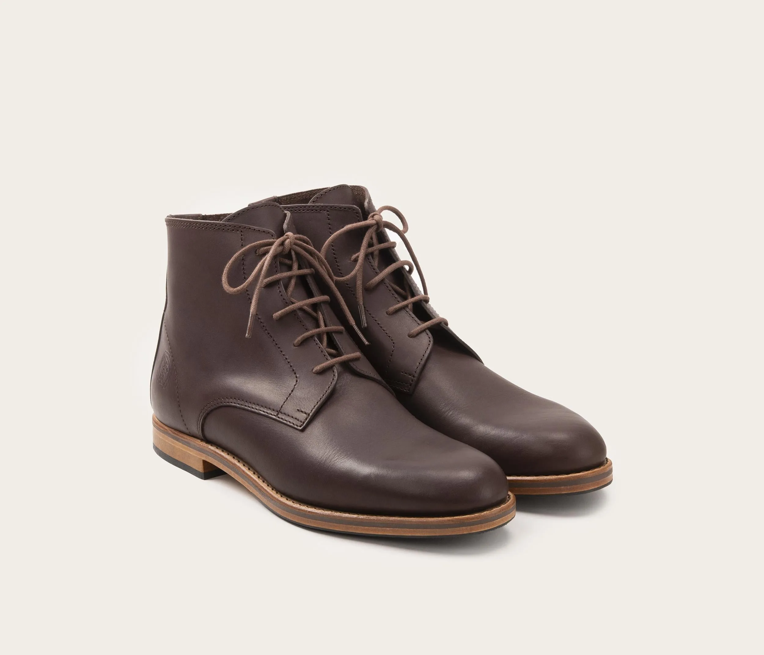 Jules Men's Lace-up Ankle Boot Coffee