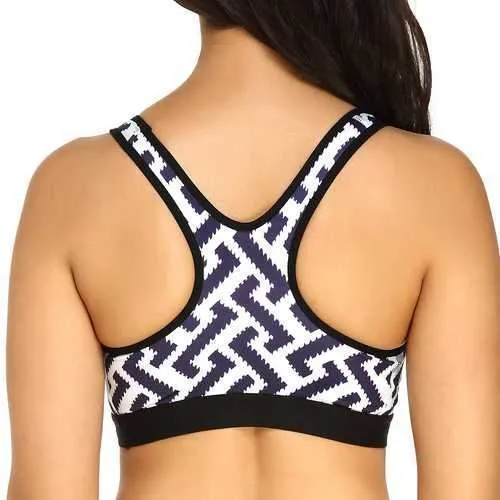 KissLace Printed Shockproof Padded Fitness Sports Bra