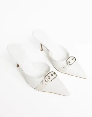 Kolby Heels (Bone Linen) - By Billini