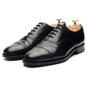 'Legate' Black Leather Oxford UK 6 G