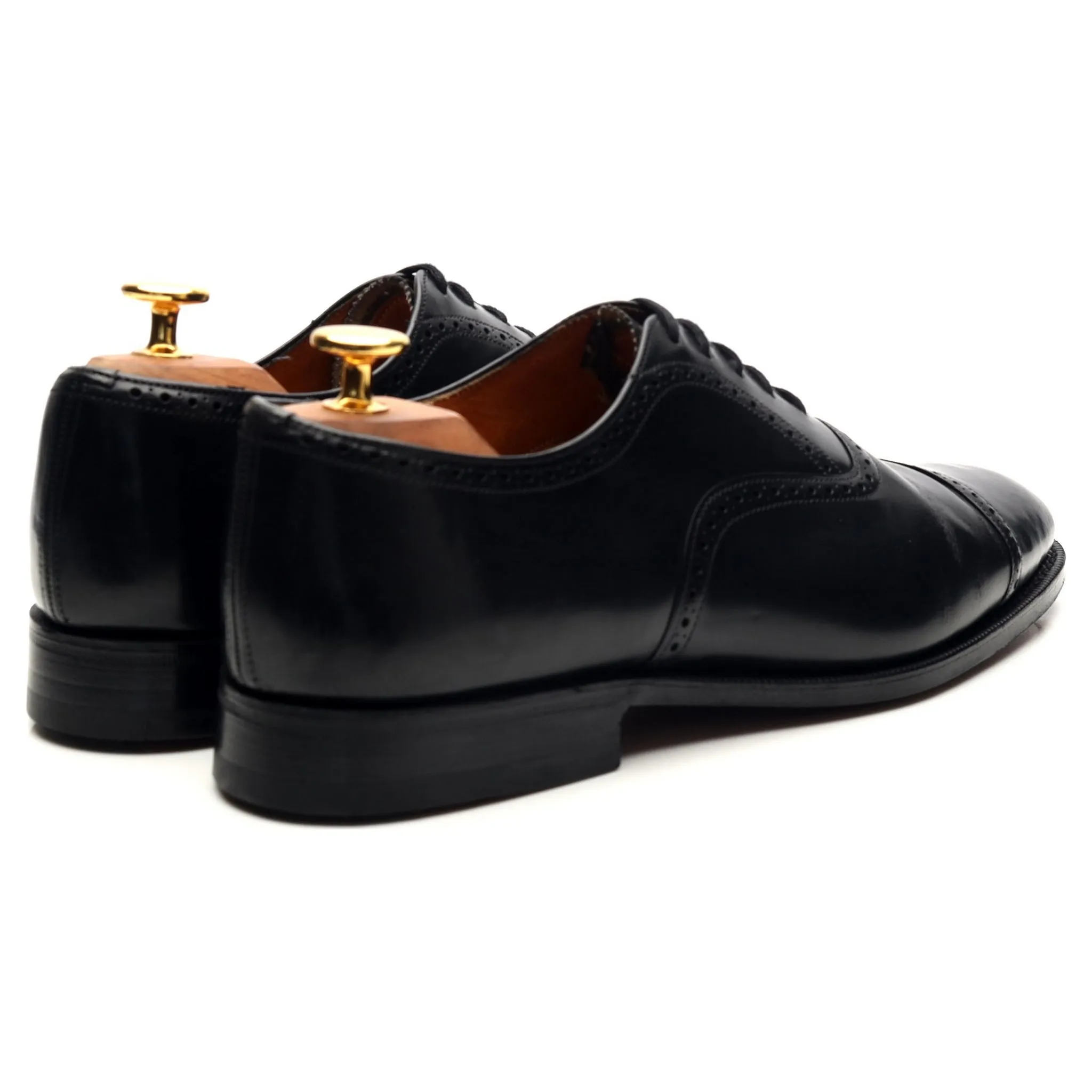 'Legate' Black Leather Oxford UK 6 G