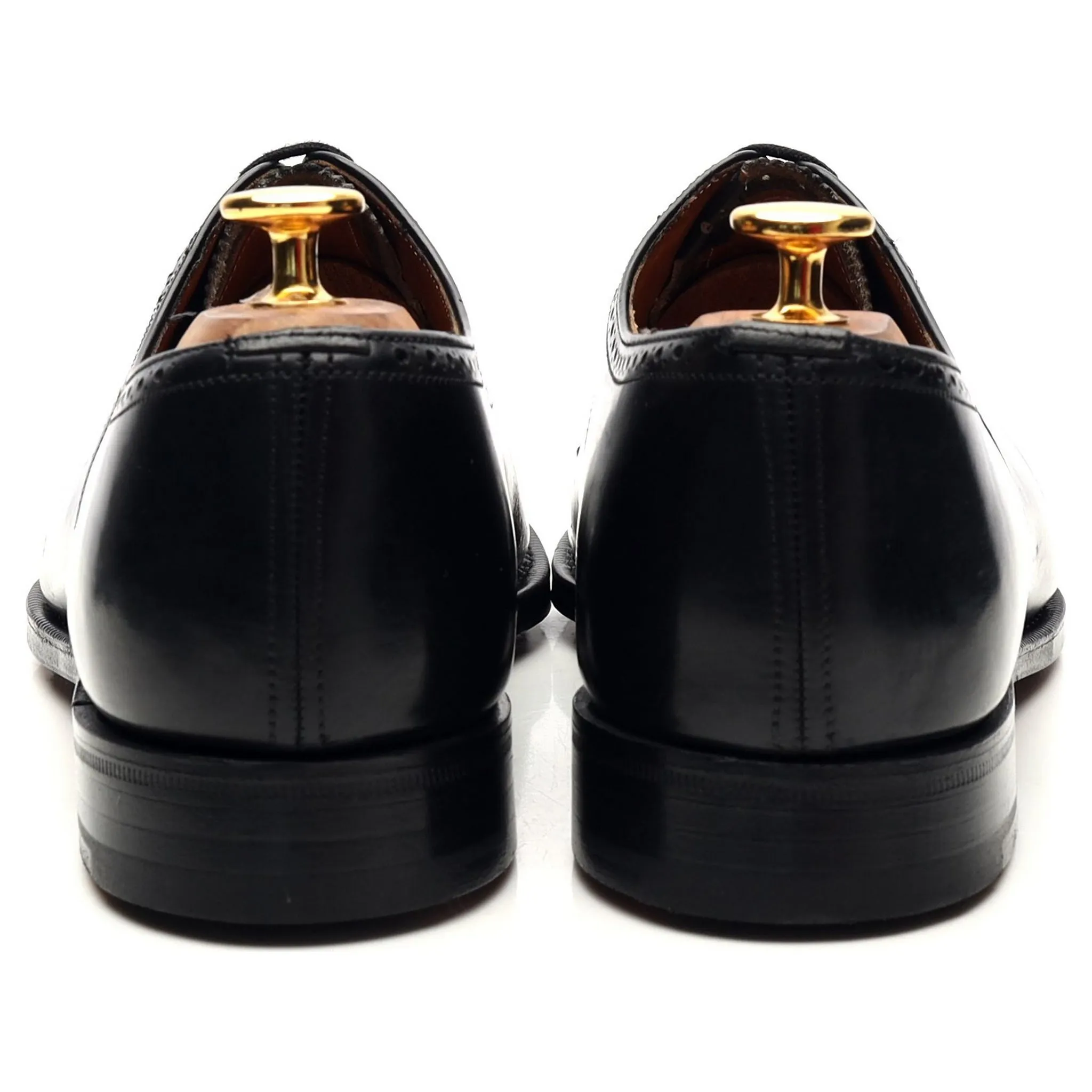 'Legate' Black Leather Oxford UK 6 G