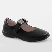 Lelli Kelly LK8309 BLACK PAT LOVE Bar shoe with changeable straps