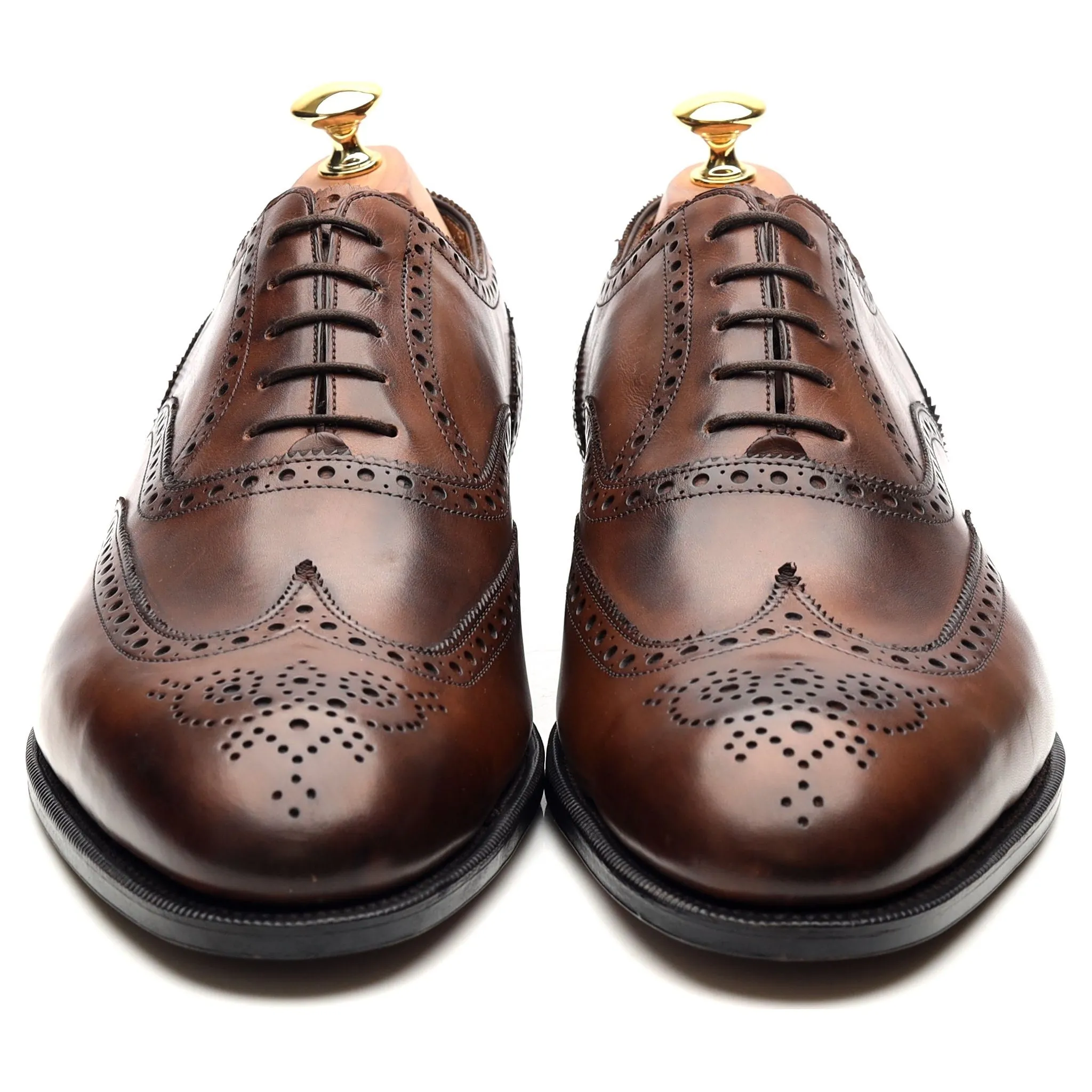 'Malvern' Brown Leather Brogues UK 11 D