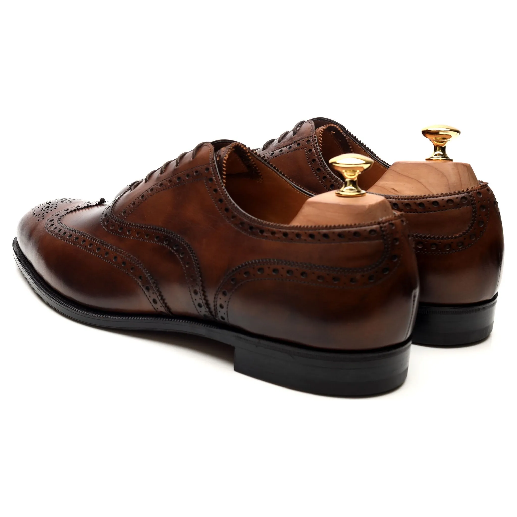 'Malvern' Brown Leather Brogues UK 11 D