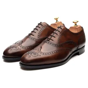 'Malvern' Brown Leather Brogues UK 11 D