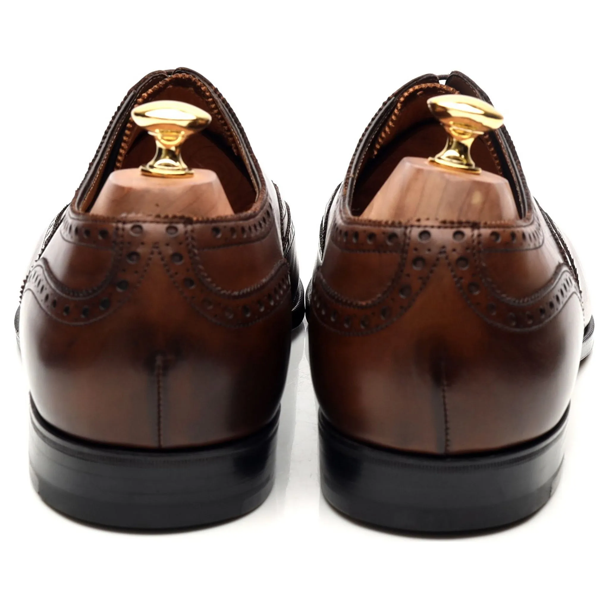 'Malvern' Brown Leather Brogues UK 11 D