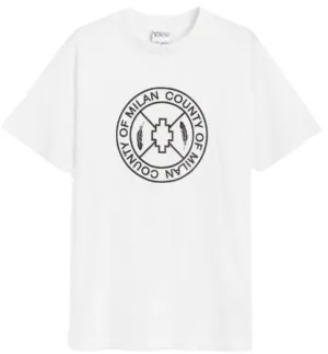 Marcelo Burlon Skate Cross Regular T-Shirt White Black