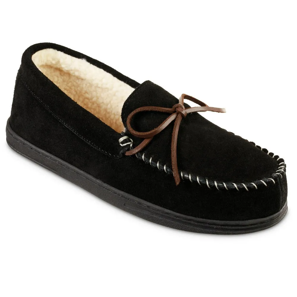 Men's Genuine Suede Moccasin Slippers