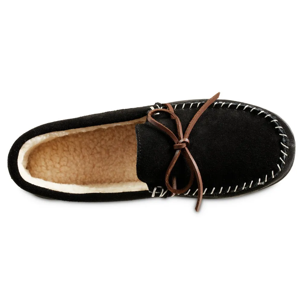 Men's Genuine Suede Moccasin Slippers