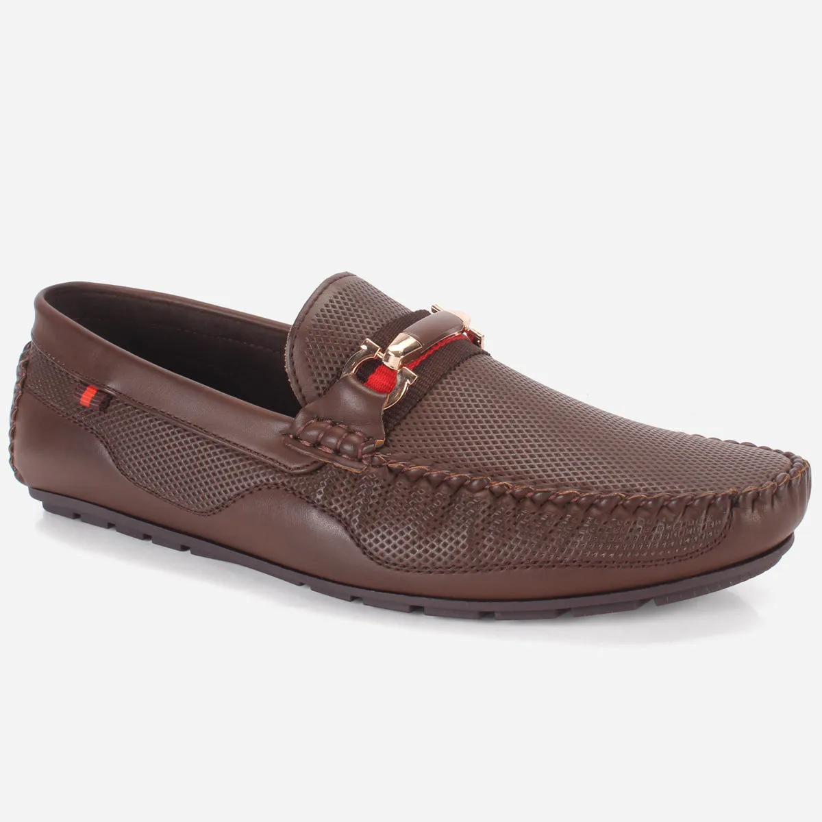 Mens "THIAGO" Casual Slip On Moccasin Shoes