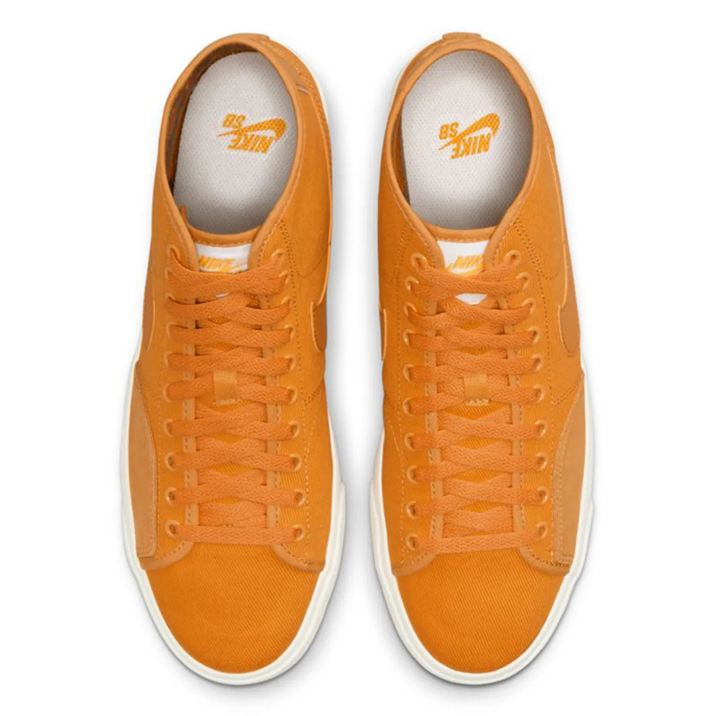 Nike SB  Blazer Court Mid Shoes - Light Curry / Light Curry / Light Curry / Sail